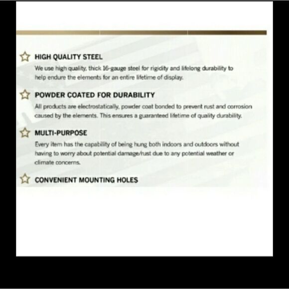 Metal Star Decor Wall Plaque - Picture 6 of 7